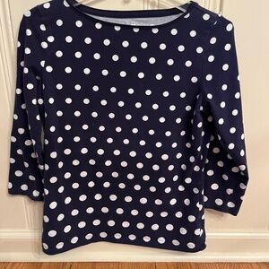 Top Long Sleeve with Polkadots